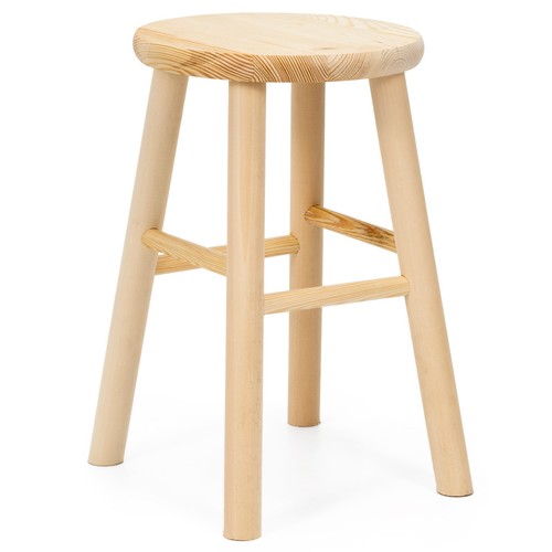 Springos holz taboret rund - holz,
