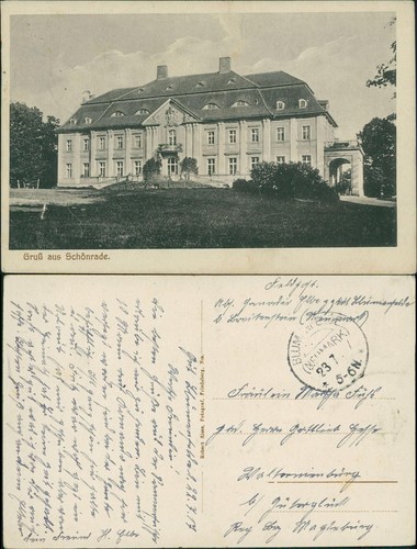 Postcard schönrade - postcard, kr