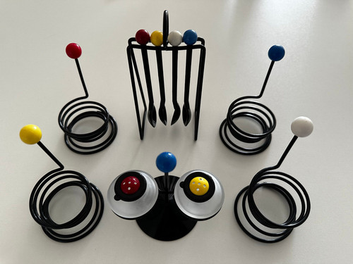Spiral eierbecher 6er set mit - 6er-set,