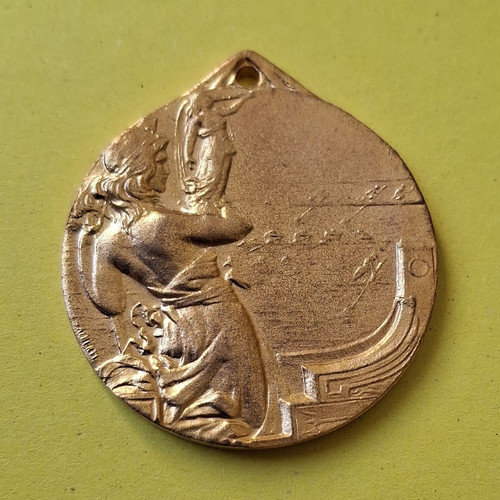 Goldfarbene medaille für - goldfarbene,