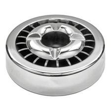 Aschenbecher mit Glutlöscher / Gluttöter chrom, 14 cm, Sturm Ascher Glut Killer