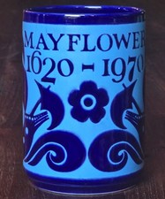 Henkel-Becher Kaffee-Tasse, Mayflower 1620-1970, Hornsea, Keramik, England