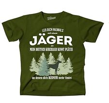 DEUTSCH KURZHAAR T-Shirt OLIVE JÄGER kennt Plätze lustiger Spruch DK Siviwonder 