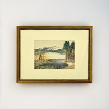 Albrecht Dürer Aquarell Lithographie Sonnenuntergang Berlin 1. Auflage 1939