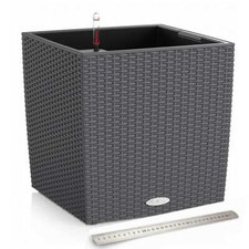 Lechuza - CUBE Cottage 30 granit Set - 15372 - Pflanzwürfel 