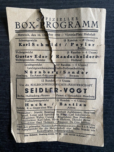 Box programm 1946 - box-programm, 16.10.1946