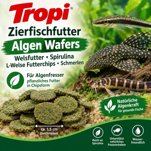 Tropi algen wafers 500ml - wafers,