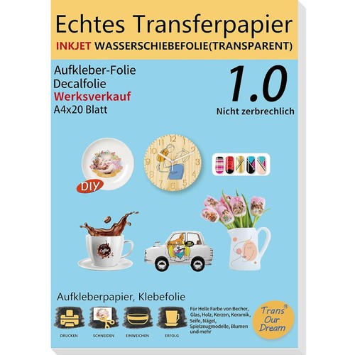 Wasserschiebefolie inkjet a4 - inkjet,,
