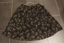 Rock von edc / Esprit, Grösse 38, schwarz mit Blumen