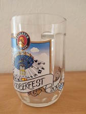 Bierkrug, Paulaner Oktoberfest München 2012, Krug aus Glas - Bierseidel, 0,5 l