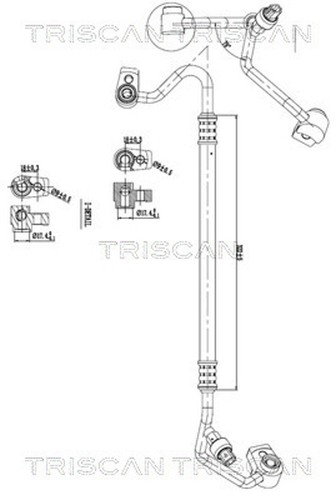 Hochdruck-/Niederdruckleitung