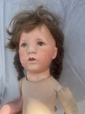Ilsebill Käthe Kruse Puppe Stoffkopf & Hinterkopfnaht aus Vorkriegszeit Antik
