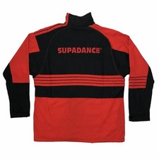 Vintage Supadance Jacke Tanzschuhe Herren groß schwarz und rot
