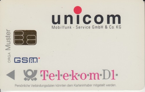 Muster demokarte gsm sim - muster-/demokarte,