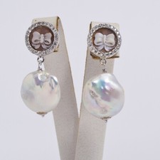 Silver 925 Zircon Pearl