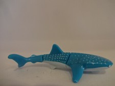 Spiel & Sammelfigur " Meeres Tier " Blauer Hai mit weiße Punkte
