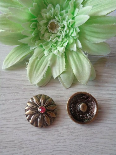 Druckknopf chunk blume - 1,