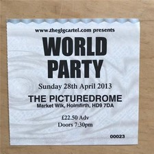 WORLD PARTY THE PICTUREDOME -