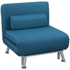 klappbar Schlafsessel Schlafsofa Klappmatratze Bett Gästebett Blau Sofa