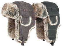 Jack Pyke Trapper Mütze Wollmischung Herren Jagd Outdoor warm russischer Stil