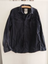 Star raw jeanshemd schwarz - jeanshemd,