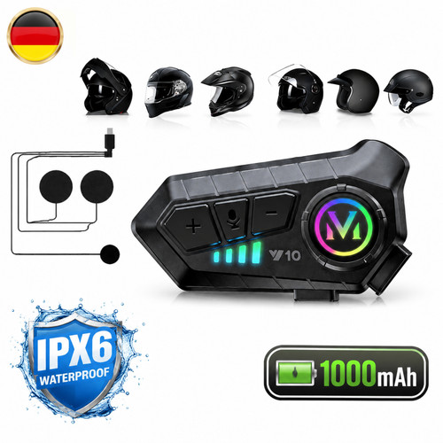 Motorrad helm headset - helm,