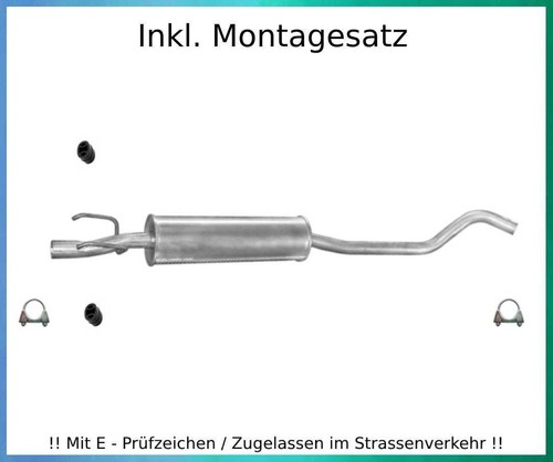 Mittelschalldämpfer für opel - mittelschalldämpfer,