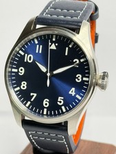 Fliegeruhr 43mm handgefertigt - fliegeruhr,