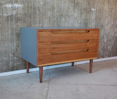 Vintage 60er nussbaum kommode - 60er,