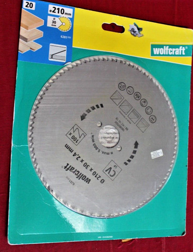 Wolfcraft kreissägeblatt 210 - wolfcraft,
