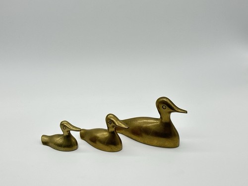 Messing ente familie - messing,