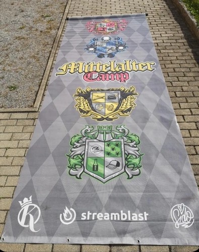 Knossi mittelalter camp banner - camp,