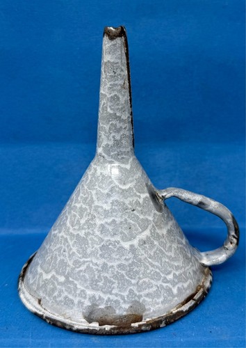 Trichter emaille email vintage - emaille,