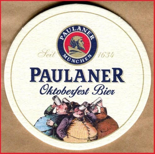 Bierdeckel paulaner - bierdeckel,