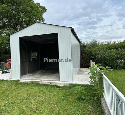 Blechgarage halle 4x7x3 85m - halle, 4x7x3,85m
