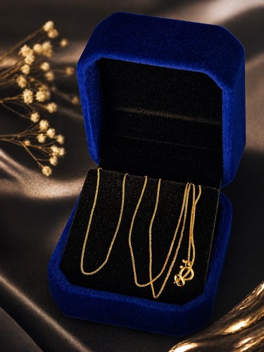 Karat goldkette mit feiner - 18-karat,