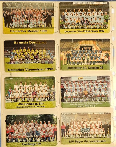 Telefonkarten fußball - telefonkarten,