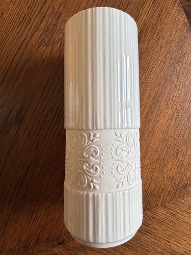 Bisquitvase edelstein weiß - edelstein,
