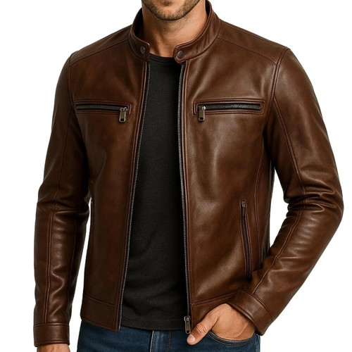 Herren braun cafe racer - braun,