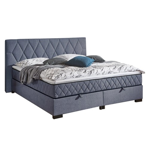 Polsterbett blau mit - -,