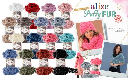 Strickgarn alize puffy fur - puffy,