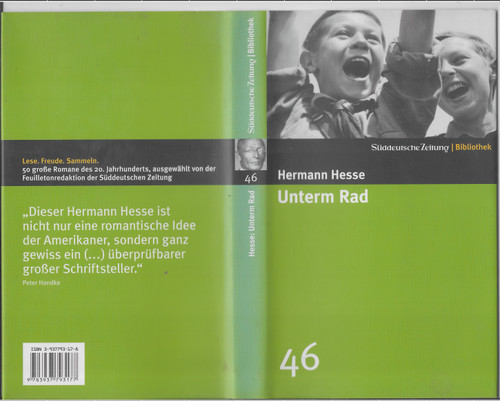 Hermann hesse unterm rad - unterm,