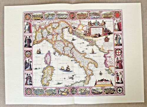 Alte landkarte italien 1628 - italien,