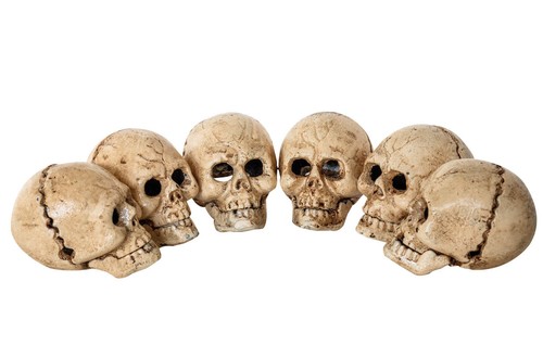 Flaschenöffner totenkopf - 6x,