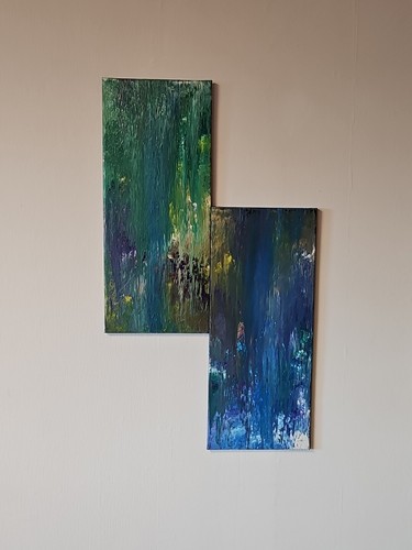 Abstrakte kunst acryl - abstrakte,