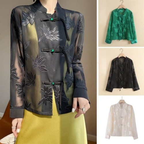 Damen chiffon jacke - chiffon,