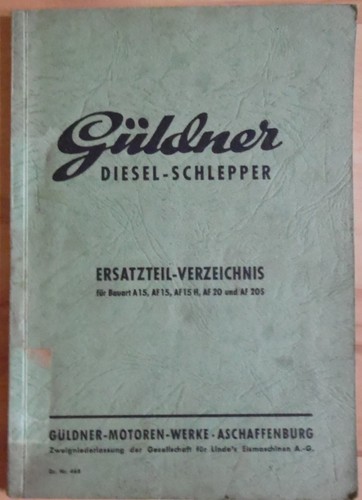 Güldner schlepper bauart 15 - schlepper,