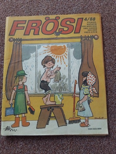 Ddr zeitschrift frösi - ddr, 4/1988