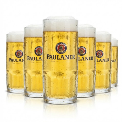 Paulaner bier glas 5l - bier, 0,5l