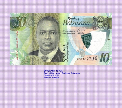 Botswana pula polymer - 10,